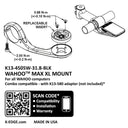 Wahoo Max XL Mount - Black