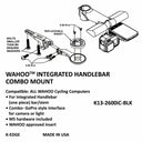 Wahoo Integrated Handlebar System Combo Mount
