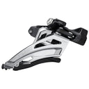 Deore M5100 Front Derailleur - 11-Speed - Double - Front Pull - Black/Silver