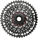 Red XPLR XG-1391 Cassette - 13-Speed, 10-46t, For XDR Driver, Black/Silver, E1