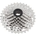 H09 9 Speed Cassette - Nickel Plated - Silver