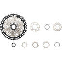 Deore XT CS-M8100 12-Speed Cassette - Micro Spline - Silver/Black