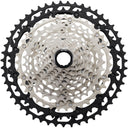Deore XT CS-M8100 12-Speed Cassette - Micro Spline - Silver/Black