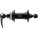 FH-QC400 Front Hub - QR x 100mm - Center-Lock Disc - Black - J-Bend