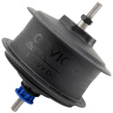 CVP Heavy Duty Hub - CY24 - 40t Spline - 135mm Bolt-On Axle - 6-Bolt Disc - Black - 10x1 Threaded x 135mm - Single Cog Driver - J-Bend