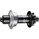 Sidekick Rear Hub - 6-Bolt - Black/Sterling Silver - 6-Bolt Disc - J-Bend