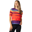 Soleil Flow Short Sleeve Top - Women's - Sunset