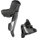 Apex Shift/Brake Lever And Hydraulic Disc Brake Caliper - Right/Rear, 12-Speed, DoubleTap, Flat Mount, 20mm Offset, Black, D1