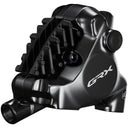 GRX ST-RX825 Di2 Shifter/Brake Lever With BR-RX820 Hydraulic Disc Brake Caliper - Flat Mount Caliper - Black