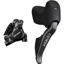 GRX ST-RX825 Di2 Shifter/Brake Lever With BR-RX820 Hydraulic Disc Brake Caliper - Flat Mount Caliper - Black