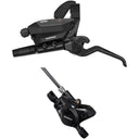 ST-EF515 Shift/Brake Lever With BR-MT200 Hydraulic Brake Caliper - Post Mount - 2-Piston - Black
