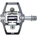T2-SX Pedals - Dual Sided Clipless with Platform - Aluminum - 9/16"