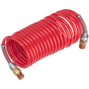 High Pressure Coil Hose - Red