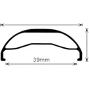 Dually Rim - Disc - 32H - Tubeless Ready - Black