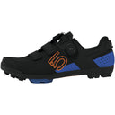 Kestrel BOA Mountain Clipless Shoes - Men's, Core Black/Pure Orange/Ray Blue