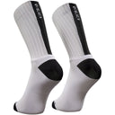 PI/Black Woven Aero Socks - White