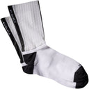 PI/Black Woven Aero Socks - White