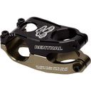 Duo Stem - 31.8 Clamp - +/-10 - 1/8" - Aluminum - Black/Gold