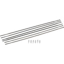 PR 1600 Spline Spoke Kit - Front & Rear - Black
