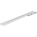 Spokes/Nipples/Washers 3-pack 298mm CX-Ray Straight-Pull External Black, Rise 60 (B1), 29"