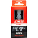 Tubeless Exo-Core Valves - Alloy - Pair - Black