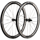 Metron RS 45 Silver Edition Wheelset - 700 - 12 x 100mm/12 x 142mm - Center-Lock - Carbon - Black - 12mm Thru x 142mm - Center-Lock Disc - 23mm internal - Tubeless Ready Clincher